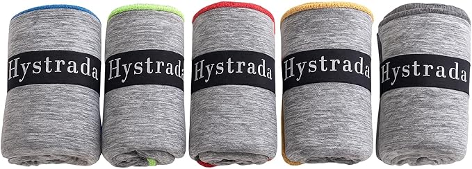 Microfiber Quick-Dry Workout Towels for Men & Women – Ultra Absorbent Gym Sweat, Sports & Tennis Towels for Fitness, Travel, Camping & Workout – 5-Pack, 16x30.5 Inch