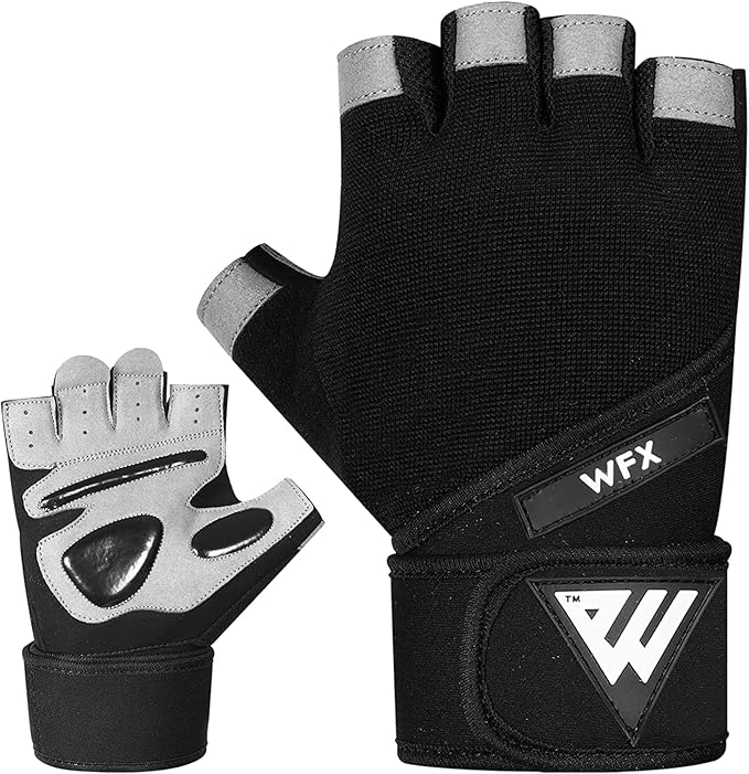 Gym Gloves Training Weight Lifting Gloves for Men Women Wrist Support Padded Extra Grip Palm Protection Fitness Workout Gloves Cycling,Hanging,Pull ups,Breathable