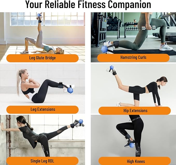 Dumbbell Foot Attachment for Leg Workout, Extension Monkey Foot Dumbbell Attachment Straps for Gym Trainer and Beginners Dumbbell Ankle Strap for Fitness Training