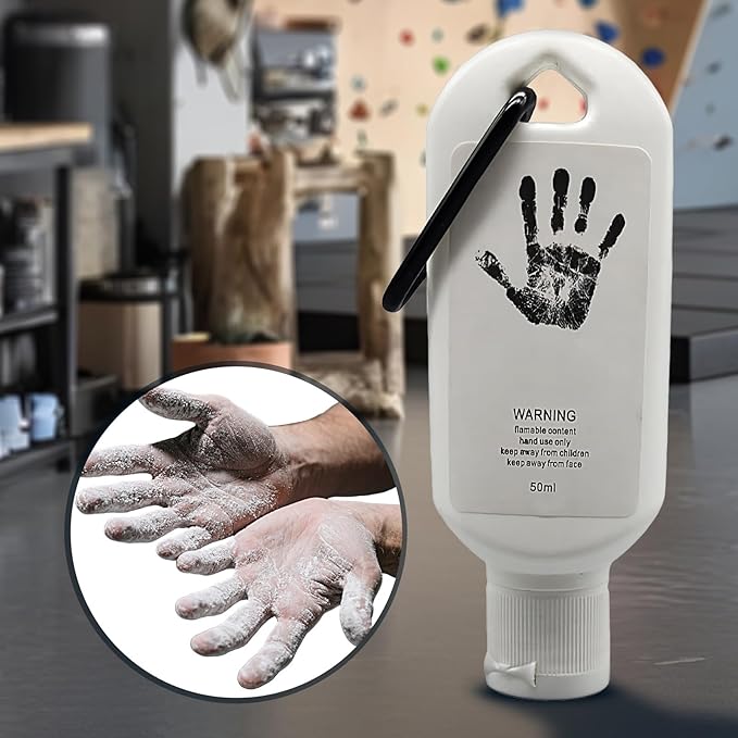 Gym Chalk Liquid - Non Slip Exercise Accessories, 50ml Weight Lifting Grip, Sweat Resistant Quick Dry Principle, Enhanced Hand Friction Control, High Performance Sports Gear, Athlete Training Use