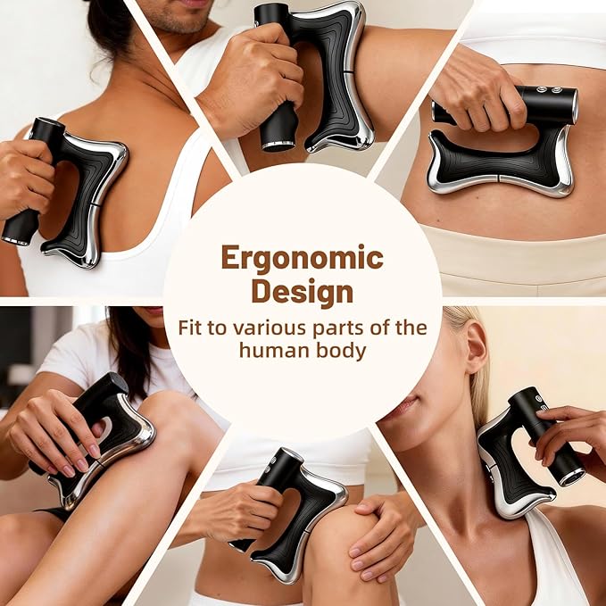 OTBK Electric Muscle Scraper — Portable Recovery Tool with 3 Modes: Vibration, Heating, and Gentle Pulse Technology (OTBK-Electric Fascia Cutter)