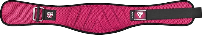 RDX Weight Lifting Belt, Curved Padded Back Lumbar Support, Fitness, Core Exercise Workout Bodybuilding Powerlifting Deadlifts Squats, Ladies Gents Men Women Home Gym Equipment