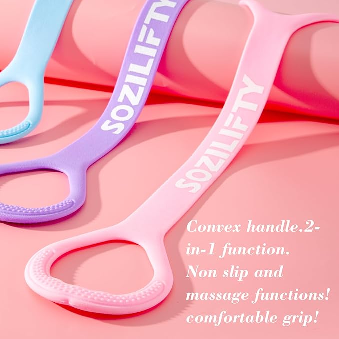 Figure 8 Resistance Band (Upgraded),Elastic Band, Stretch Bands, with Storage Bag, for Arm,Shoulder, Back,Leg Stretching Workout, Portable Home Office Elastic Ropes for Yoga, Pilates
