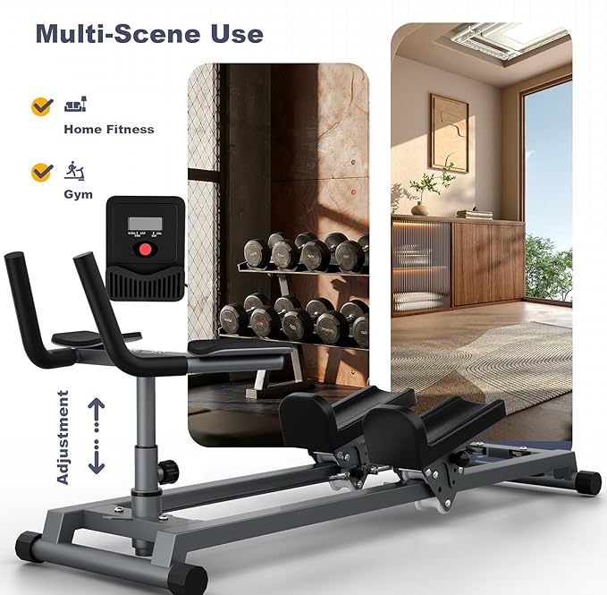 Crawling Machine Workout - Spine Twist and Stretch Trainer, Metal Detachable Crawling Exercise Machine, Exercise Equipment for Home & Gym, Abdominal,Waist and Core Training, Bearing 330lb