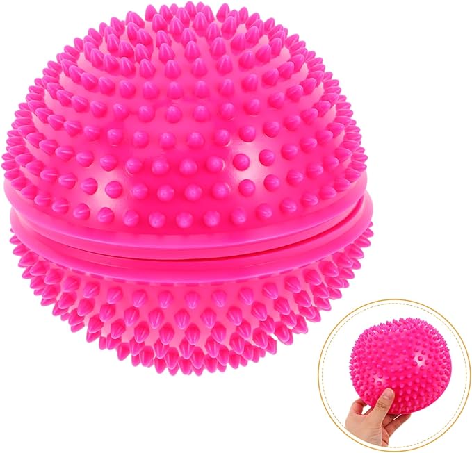 Milisten Hedgehog Balance Stability Balls Half Spike Dome for Adults Engaging Sensory Touch Ball for Exercise