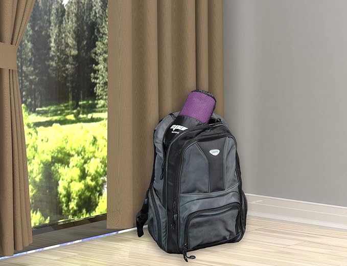 EPAuto 2-Pack Microfiber Quick Dry Towel Set - Lightweight, Super Absorbent & Compact Travel Towels (60"x30" & 24"x15") for Gym, Camping, Beach, Yoga & Backpacking, Purple