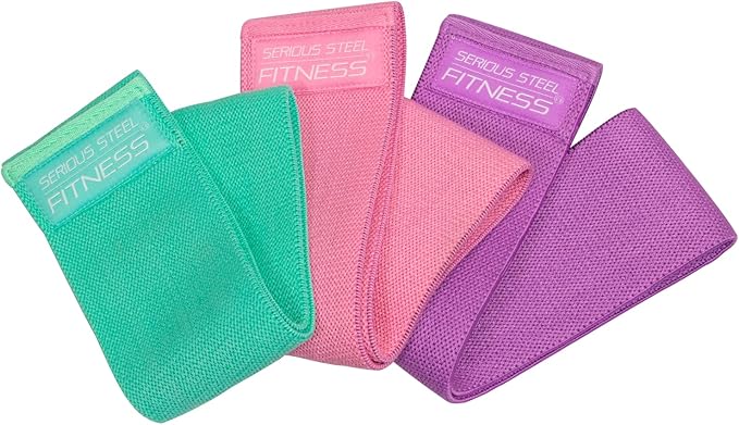 Serious Steel Fitness Hip and Glute Activation Band | Squat & Deadlift Warm-up Band for HIPS and Glutes