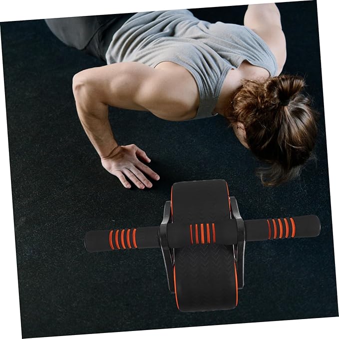 Balacoo Automatic Rebound Ab Roller Wheel Fitness Equipment for Beginners Sturdy ABS Material Core Strength Training Tool for Home Workouts for Abdomen Exercise