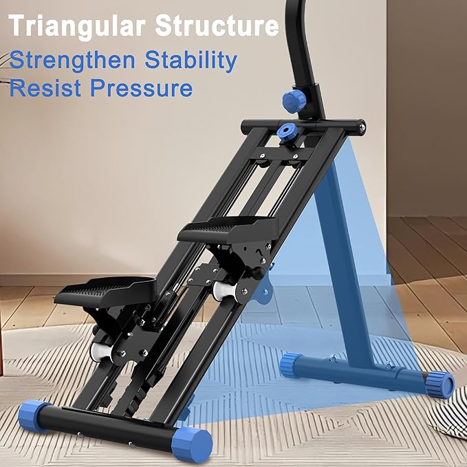 Stair Stepper for Home, 265lbs Vertical Climber Machine for Full-Body Exercise, Resistance Home-Upgrade Climber Fitness Equipment with Stable Frame Adjustable Handlebar for Women Men