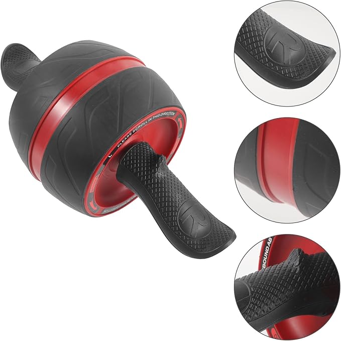 Ab Roller Wheel with Automatic Rebound, Abs Fitness Equipment for Core Workout, Home Exercise Roller Wheel for Men and Women, Abdominal Trainer for Strength and Fat Loss