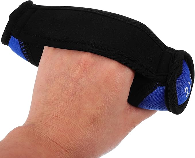 BESPORTBLE Soft Dumbbell Hand Weights 2lb Pair Blue Sandbag Fitness Equipment for Home Arm Toning Walking Exercise Training