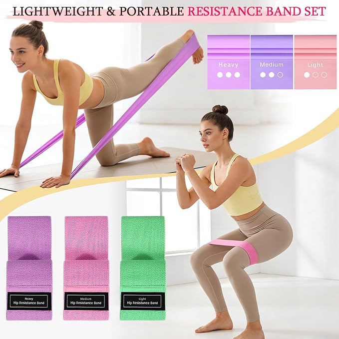 Pilates Kit for Women,17PCS Home Pilate Equipment Essentials, 12.6" Pilates Ring Ball Set with Resistance Bands, Ankle Weights, Sliders,Thigh Trainer, Yoga Strap,Socks Accessories for Home Workout