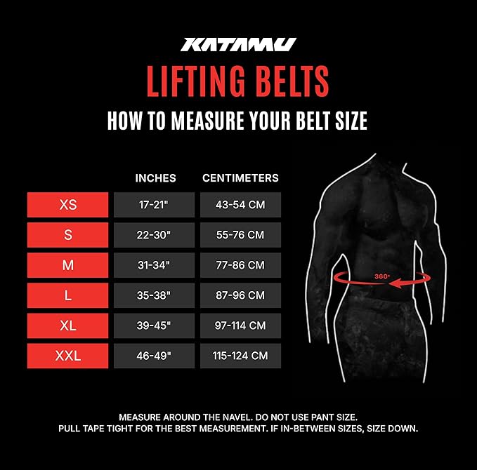 Katamu Premium Leather Lever Weightlifting Belt – Secure Steel Lever, Powerlifting Support for Deadlifts, Squats & Heavy Lifts - Be A Hero