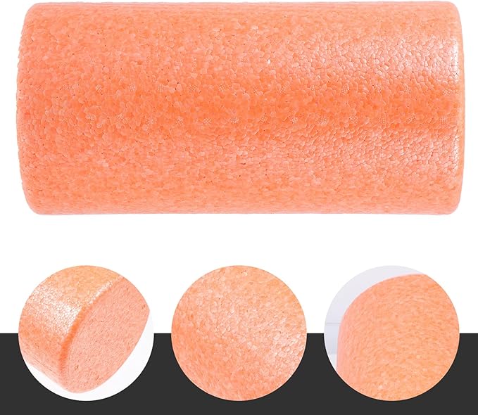 Yoga Muscle Relaxing Roller Foam Massage Stick, Epp Material, 30x15cm Orange Back Muscle Roller for Fitness and Relief