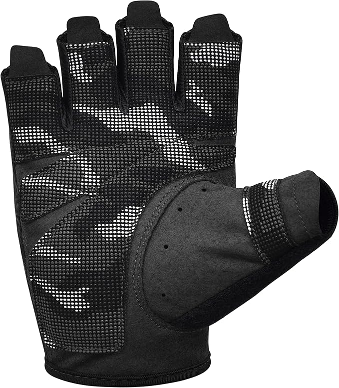 RDX Weight Lifting Gloves, Additional Stretchable Long Wrist Support, Full Palm Grip, Men Women Fitness HIIT Workout, Bodybuilding Powerlifting Strength Training Cycling Exercise Home Gym Equipment