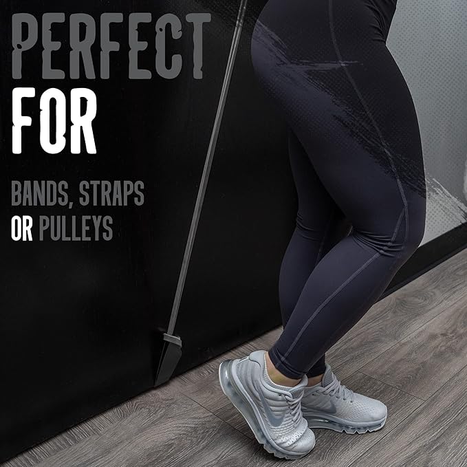 Gradient Fitness Door Anchor for Resistance Bands | Heavy Duty Resistance Band Door Anchors for Stretching Straps, Physical Therapy Exercises & Closed Loop Bands. Door Anchor for Home Gym Workout