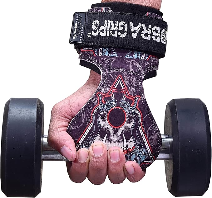 Cobra Grips PRO Weight Lifting Gloves Heavy Duty Straps Alternative with Power Lifting Hooks Padded Wrist Support for Deadlifts & Bodybuilding