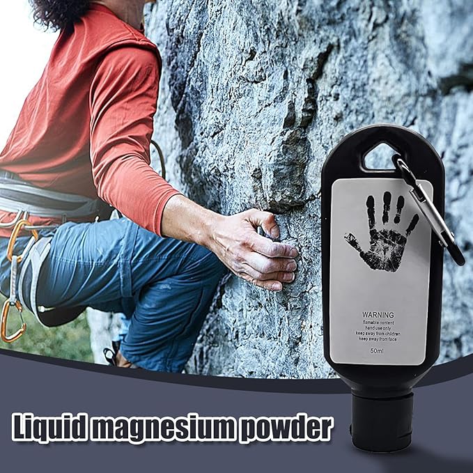 Gymnastics Chalk – Liquid Non-Slip Accessories for Sports – Liquid Chalk for Grip 50 ml in Weightlifting, Cheerleading, Chin-ups, Bars, Basketball and Dance