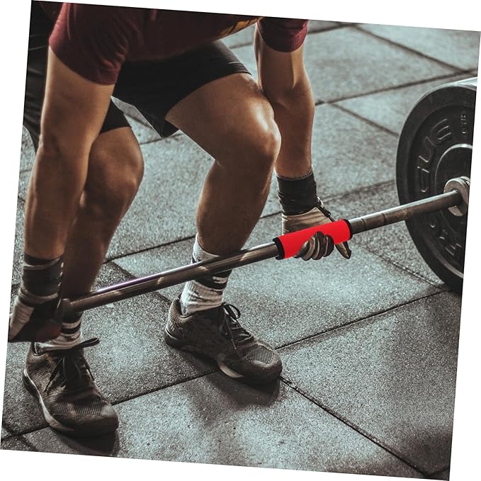 2pcs Portable Barbell Pad with Anti-slip Design for Deadlifts Lightweight Protective Cover for Hip Thrusts Compatible with Dumbbells and Bars Easy to Clean and Store