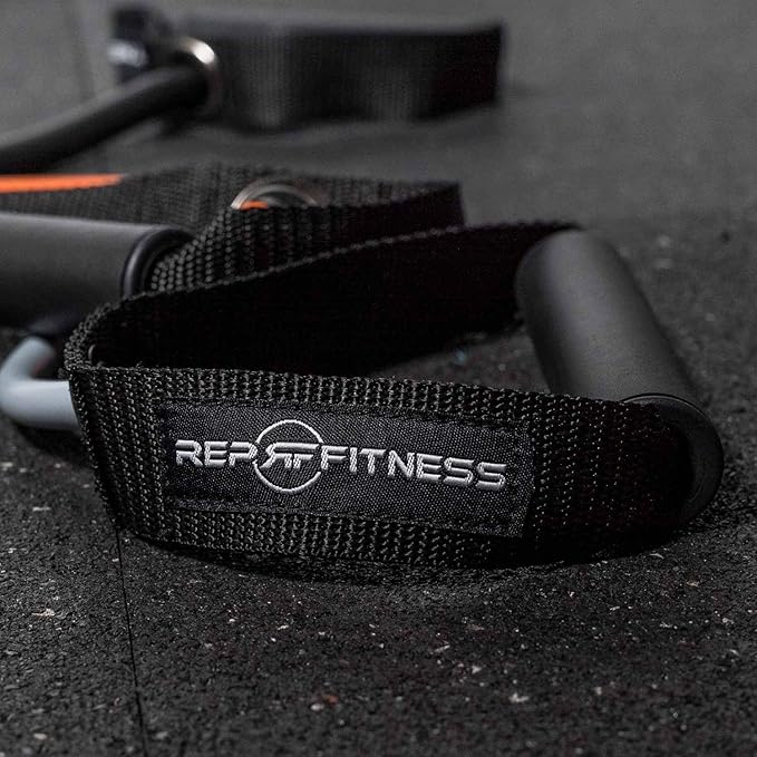 REP Fitness Tube Resistance Bands with Handles – Exercise Bands for Home Fitness Training and Strength Training