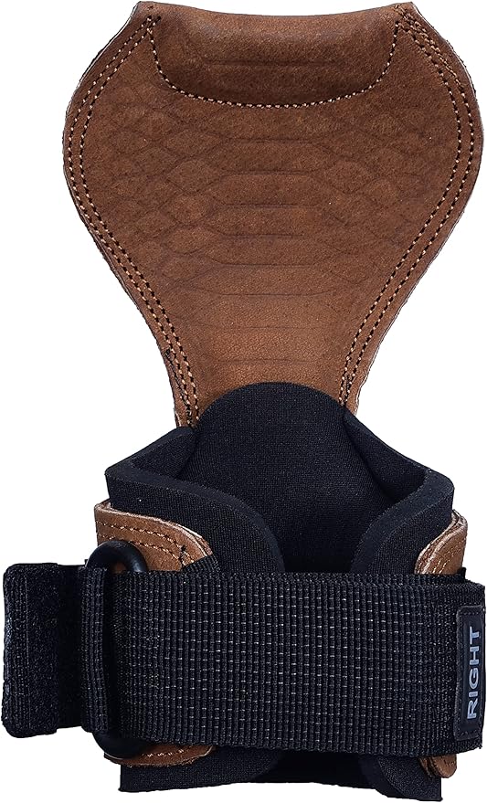Cobra Grips PRO Weight Lifting Gloves Heavy Duty Straps Alternative with Power Lifting Hooks Padded Wrist Support for Deadlifts & Bodybuilding
