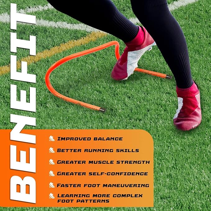 Yes4All Agility Speed Training Agility Hurdles for Athletes - 5 Pack - Speed and Agility Training Equipment for Soccer Basketball Football Hurdle Training