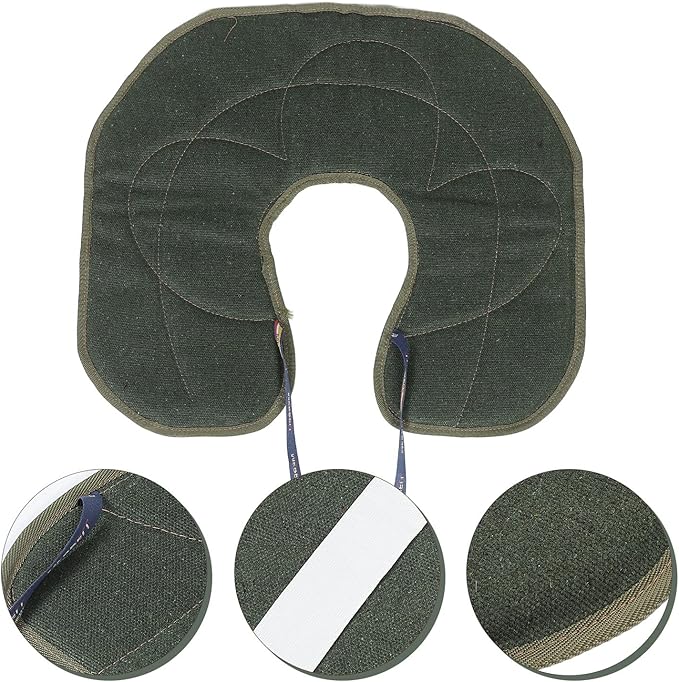 GLEAVI Shoulder Pad for Barbell Squats and Hip Thrusts, Green Foam Cushion with Strap, Breathable Sports Shoulder Protector for Gym Weightlifting and Workout Support