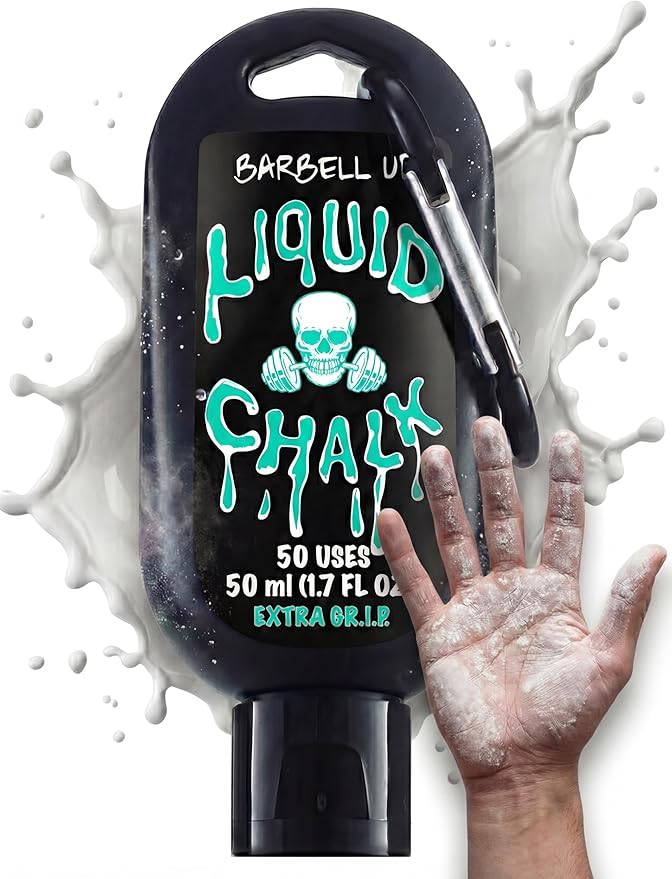 Liquid Chalk - Gym Chalk for Weightlifting, Powerlifting, Gymnastic Chalk for Rock Climbing and Lifting (50ml)