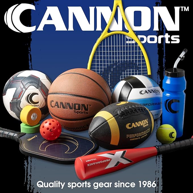Cannon Sports 1 Liter Sports Water Bottle, BPA-Free, 34 Oz Capacity, Large Mouth, 2 lids (Straw and Squeeze), Great For Helmet Sports Such As Hockey, Lacrosse, Football, Boxing (6 Pack) (Orange)