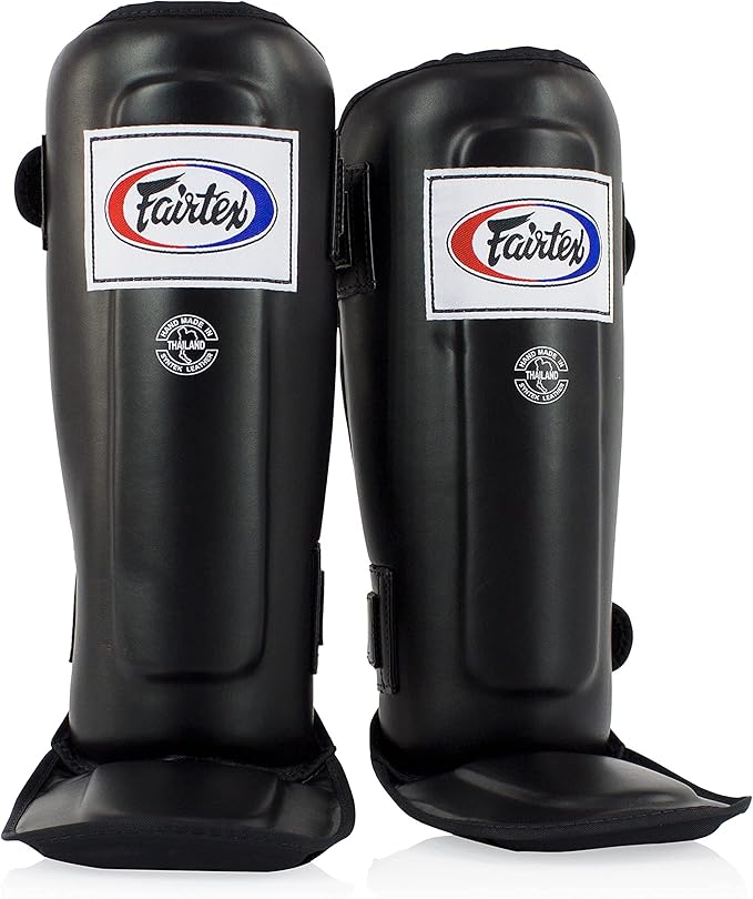 Fairtex SP3 Muay Thai Shin Guards for Men, Women, Kids | MMA Training, Kickboxing | Premium, Lightweight & Durable |Avoid shin splints During Training, Sparring