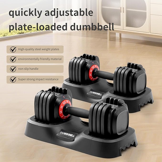 Shaking Weight Adjustable Dumbbell Set 22-66 lbs,Weight for Full Body Workout, Home Gym Equipment for Men & Women, Adjustable Weight for Arm & Core Training, Chest Exercise Equipment Fitness Dumbbells