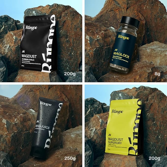 RUNGNE Chalk - Premium Sports Chalk for Rock Climbing, Bouldering, and Weightlifting - High-Performance Chalk for Superior Grip