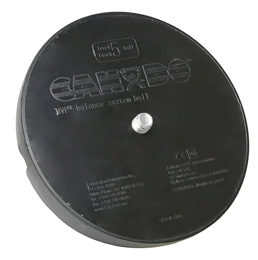 CanDo 10-1764 MVP Balance System, Level 5, Black
