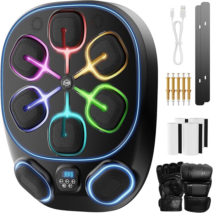 2025 Music Boxing Training Machine for Adults Fitness Equipment Durable Dummy Punching Bag Boxing Machine - Large