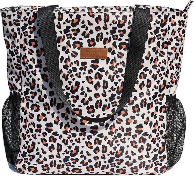 Original Floral Water Resistant Large Tote Bag Shoulder Bag for Gym Beach Travel Daily Bags Upgraded