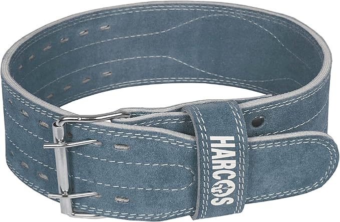 Harcos USPA/IPL Competition Approved 8mm Leather Weightlifting Belt for Men and Women - Heavy Duty Gym Belt for Lifting, Squats, Deadlifts, Powerlifting, Back Support IPF for Fitness Workout