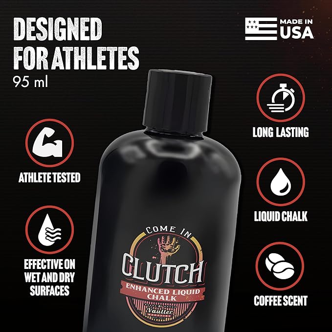 STYK Vaulter Magazine - Enhanced Liquid Chalk, No Mess, Work Out Chalk, Grip Boost, for Weightlifting, Gymnastics, Rock Climbing, Bodybuilding, Pole Vault, Crossfit, and More, Liquid Hand Chalk