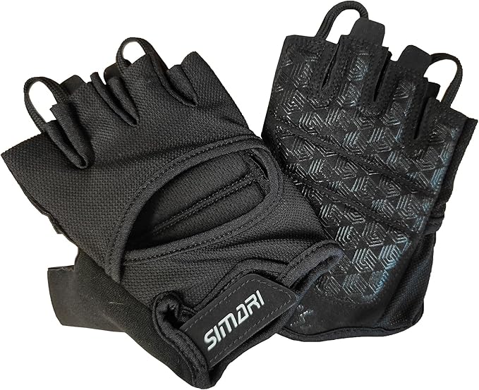 SIMARI Workout Gloves for Women Men with Full Palm Protection, Strong Grip, Cushion Impact, Breathable, Suitable for Gym Training, Kayaking, Weight Lifting, Exercise, Fitness, Cycling
