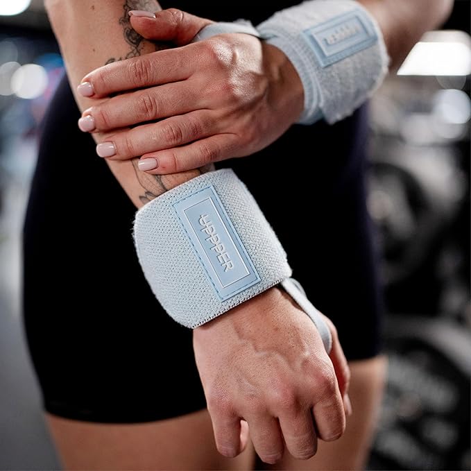 UPPPER Wrist Wraps for Weightlifting – 19" Lifting Wrist Support with Thumb Loop for Bench Press, Powerlifting, and Gym Workouts for Men & Women | Premium Fitness Gear