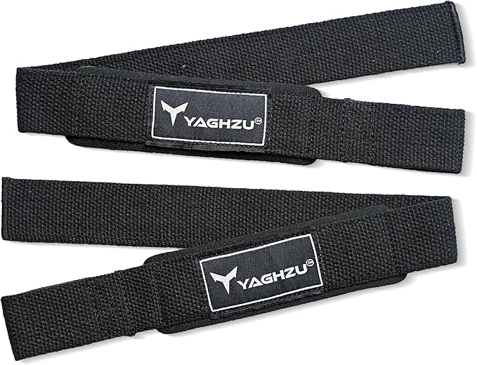 Lifting Straps for Weightlifting, Bodybuilding, Powerlifting, Strength Training, & Deadlifts - Padded Neoprene 21 inch Cotton Lifting Wrist Straps, Gym Wrist Straps for Weight Lifting