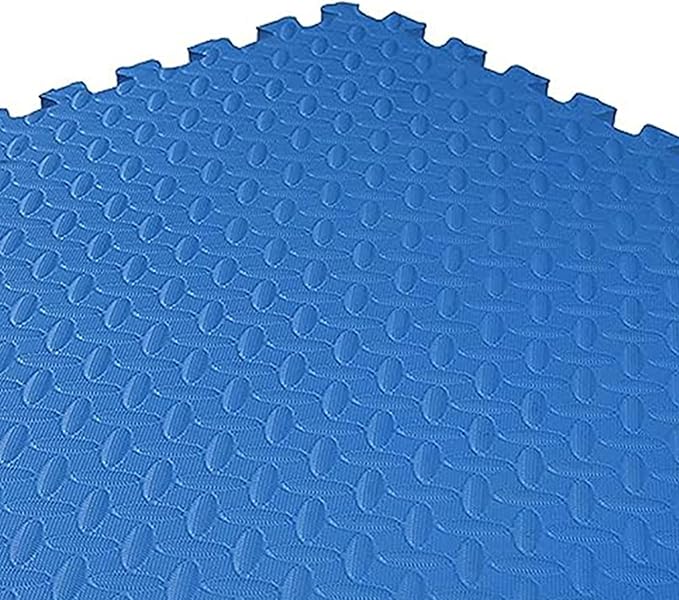 BalanceFrom Puzzle Exercise Mat 3/4" Thick, EVA Interlocking Foam Floor Tiles for Home Gym, Mat for Home Workout Equipment, Floor Padding for Kids, Multiple Sizes and Colors