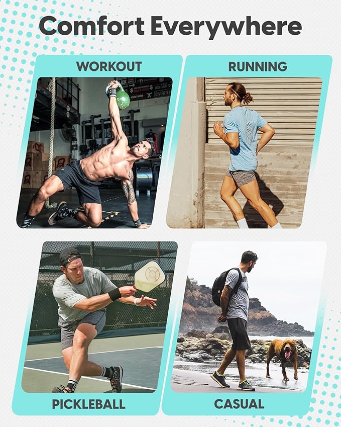maamgic Mens Running Shorts with Compression Liner 5" Quick Dry Workout Shorts Anti-Chafe Gym Shorts 2 in 1 Athletic Shorts