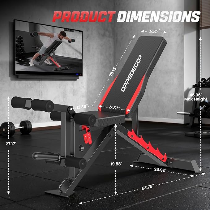 OPPSDECOR Smith Machine Power Rack for Home Gym - All-in-One Power Cage Squat Rack with LAT Pulldown, Cable Machine & Barbell Bar - Multi-Functional Strength Training Equipment