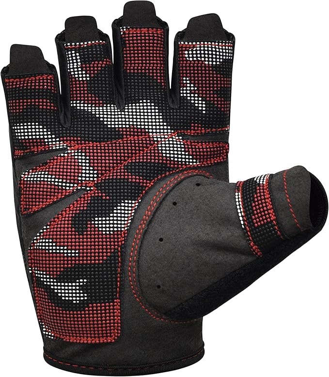 RDX Weight Lifting Gloves, Additional Stretchable Long Wrist Support, Full Palm Grip, Men Women Fitness HIIT Workout, Bodybuilding Powerlifting Strength Training Cycling Exercise Home Gym Equipment
