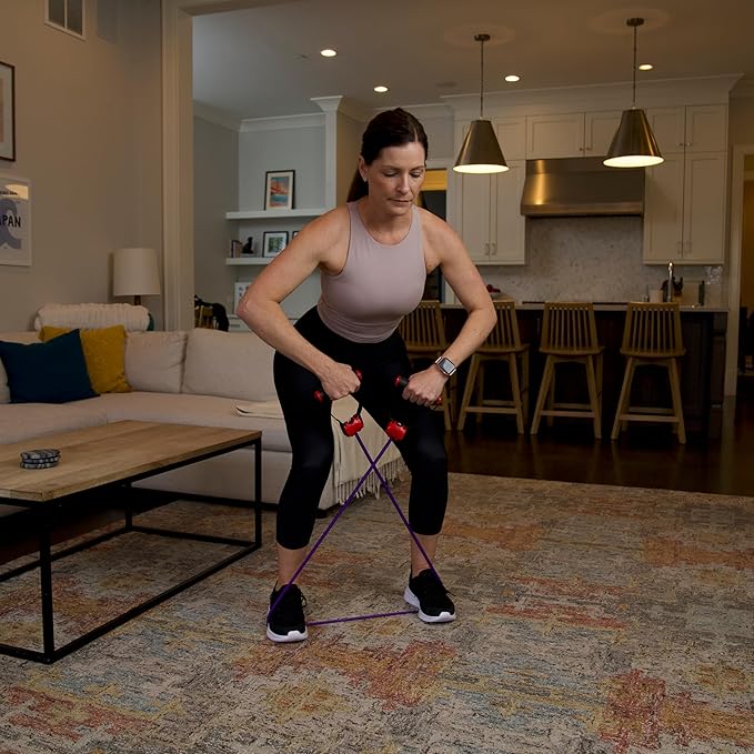 Lifeline Max Flex Resistance Kit - Includes Comfort Grip Handles and 4' Exercise Tube – Multiple Resistance Levels