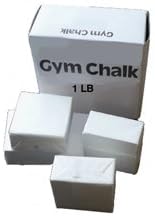Gym Chalk, Magnesium Carbonate for Gymnastics, Weightlifting, Rock Climbing White - 1Lb, Consists of (8) 2 oz Blocks