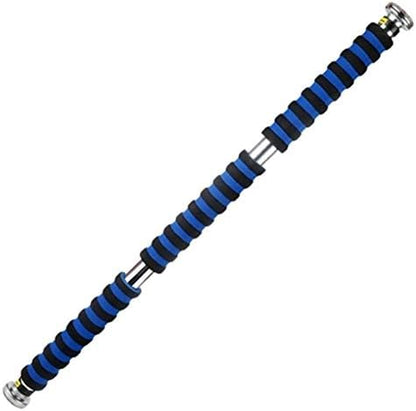 Telescopic No Screw Door Frame Wall-Mounted Horizontal Bar Upper Body Fitness Exercise Adjustable 100-150cm