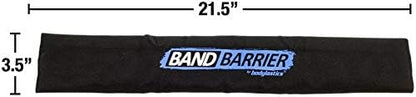 Bodylastics Band Barrier for Resistance Fitness Bands - Heavy-Duty Protective Sleeve Accessory With Easy Setup Velcro Closure, Nylon Webbing and Neoprene Padding
