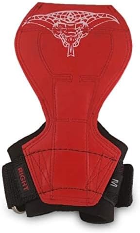 Cobra Grips Flex Model Weight Lifting Gloves Heavy Duty Straps Alternative Power Lifting Hooks for Deadlifts with Padded Wrist Wrap Support Bodybuilding