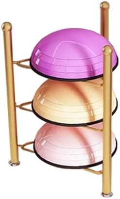 Half Balance Ball Trainer Holder - 3/5/6/7 Tier Floor Stand for Home Gym, Fitness Equipment Organizer for Yoga Balls, Basketballs, and Bowling Balls